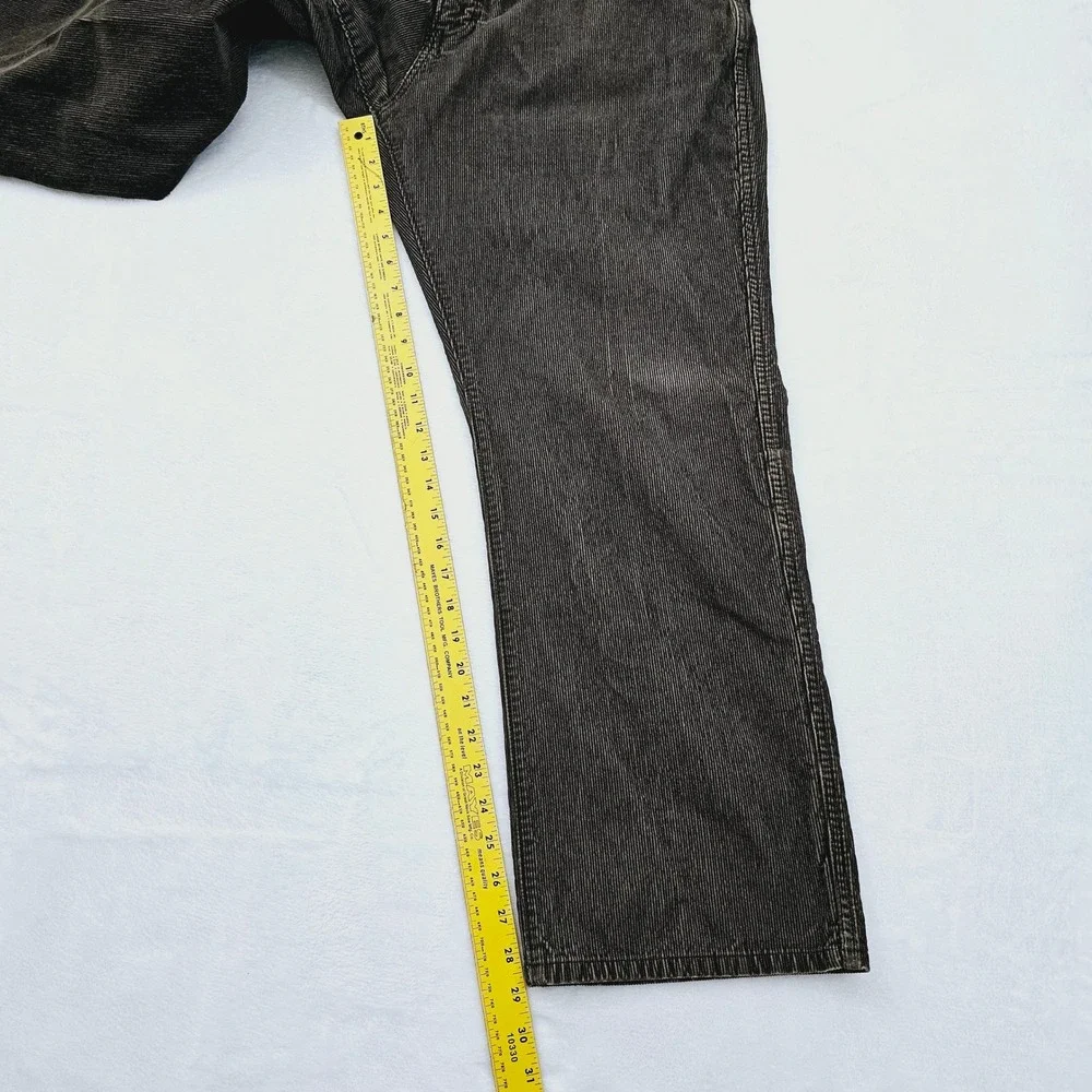 L.L.Bean Corduroy Pants Mens 40W‎ 29L Brown Standard Fit Preppy Academia Ivy